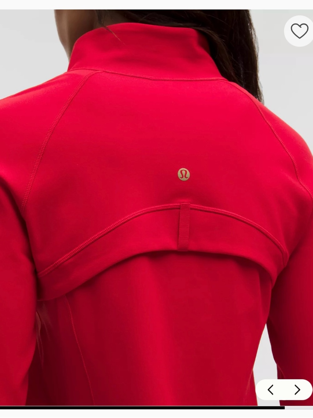 Lululemon Define Oxford Red Luon Track Jacket size 10 - Picture 8 of 13
